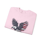 American Flag Eagle sweatshirt | Patriotic Bald Eagle graphic