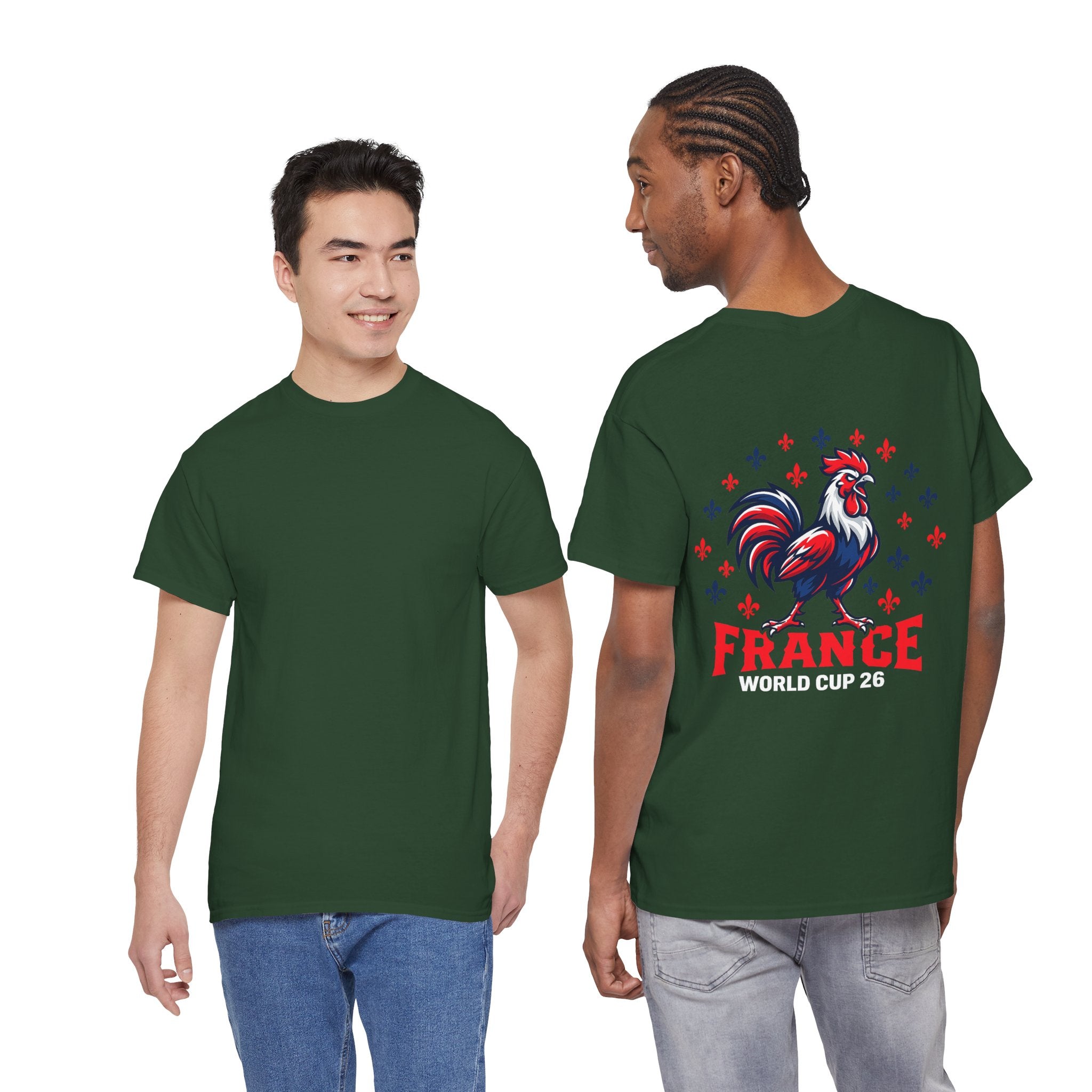 France Rooster World Cup 26 T-Shirt | French Soccer Fan Tee