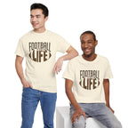 Football Life Game Day Tee | Casual Football Graphic Shirt