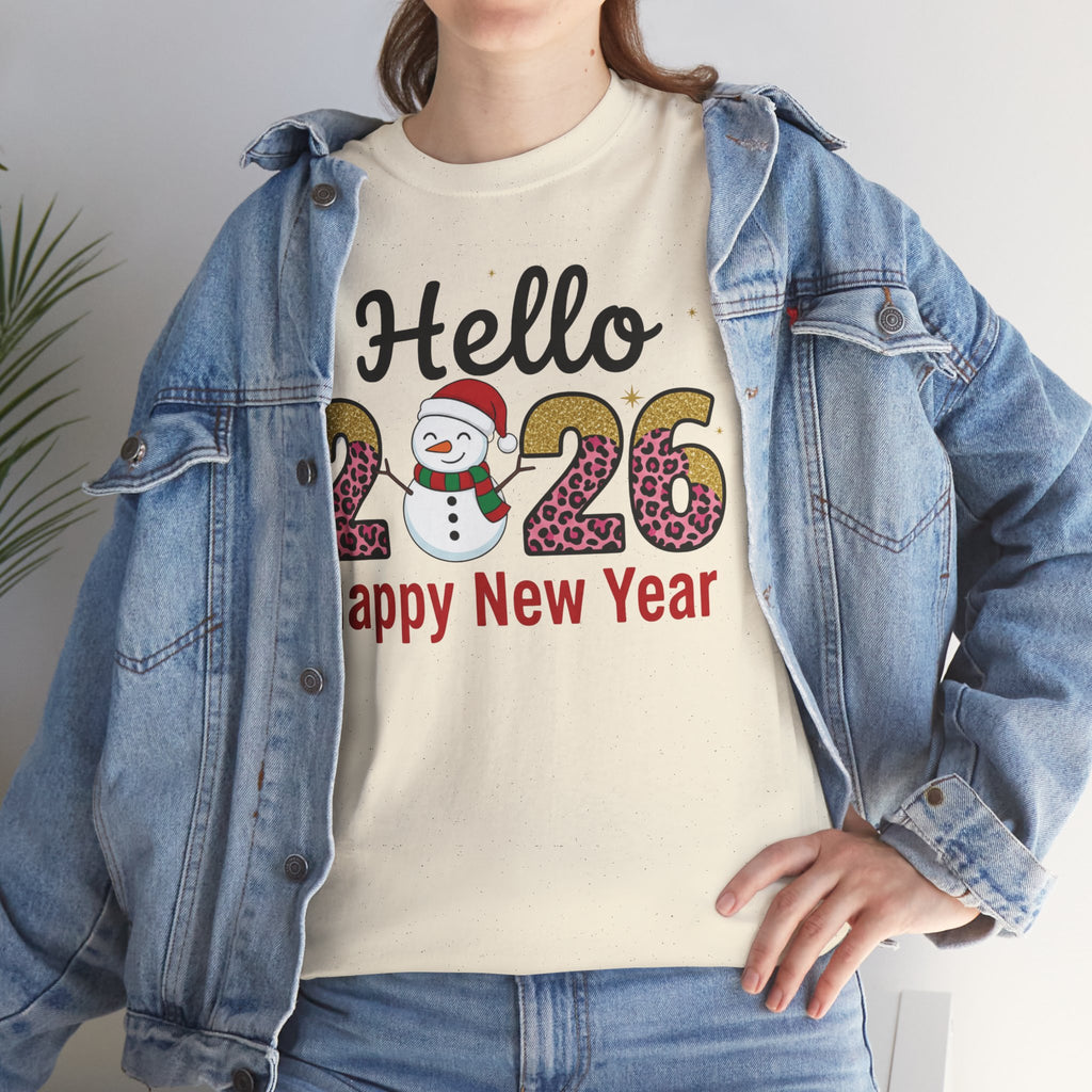 Hello 2026 Happy New Year  Unisex Tee