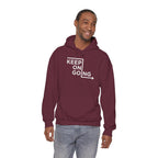 Keep On Going arrow Hoodie | Motivational Typography Sweatshirt