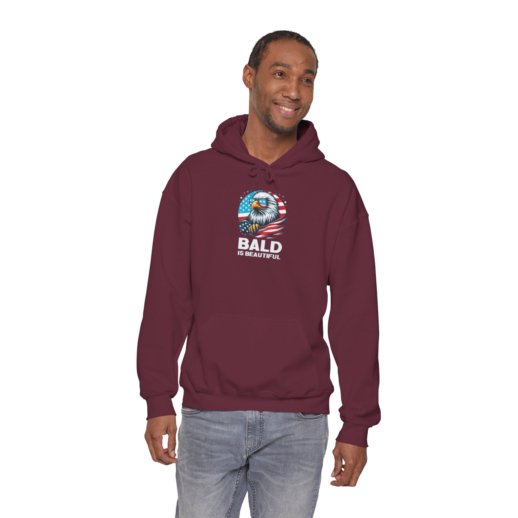 Bald Is Beautiful Hoodie | Funny Bald Pride Pullover