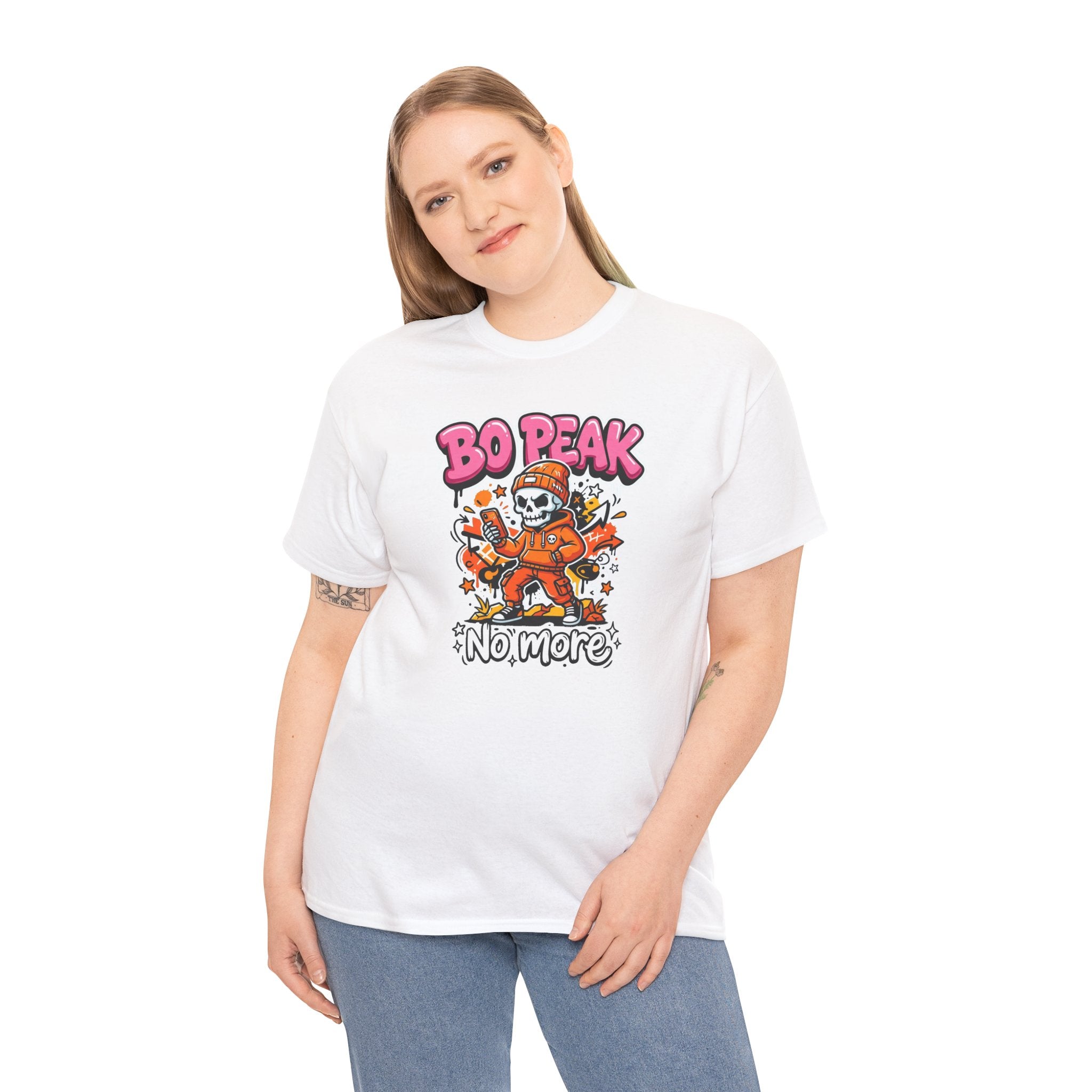 Bo Peak No More skeleton astronaut graphic tee | skull space illustration