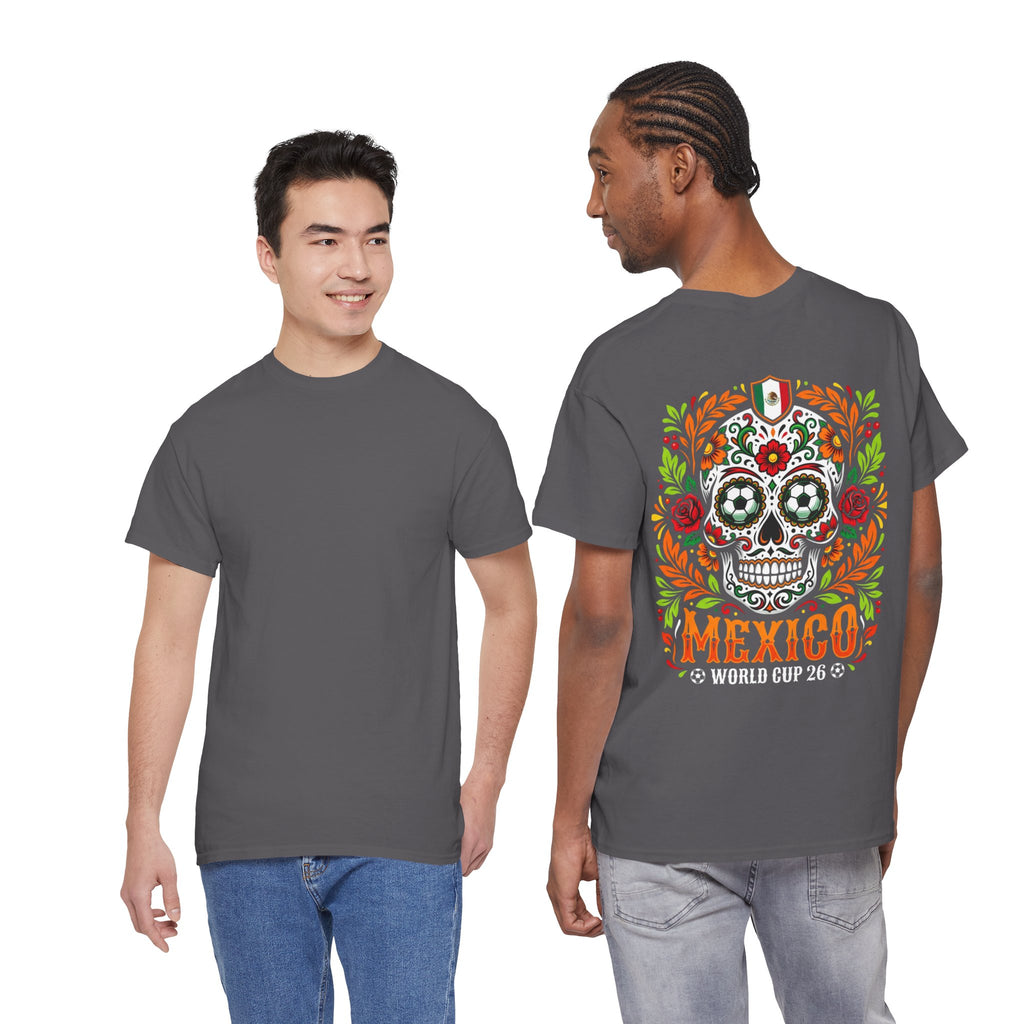 Sugar Skull Mexico World Cup Tee | Day of the Dead Football Shirt