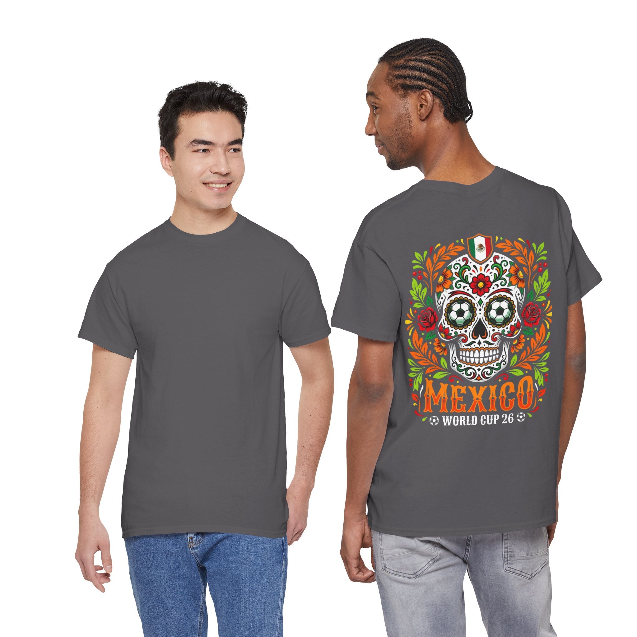 Sugar Skull Mexico World Cup Tee | Day of the Dead Football Shirt