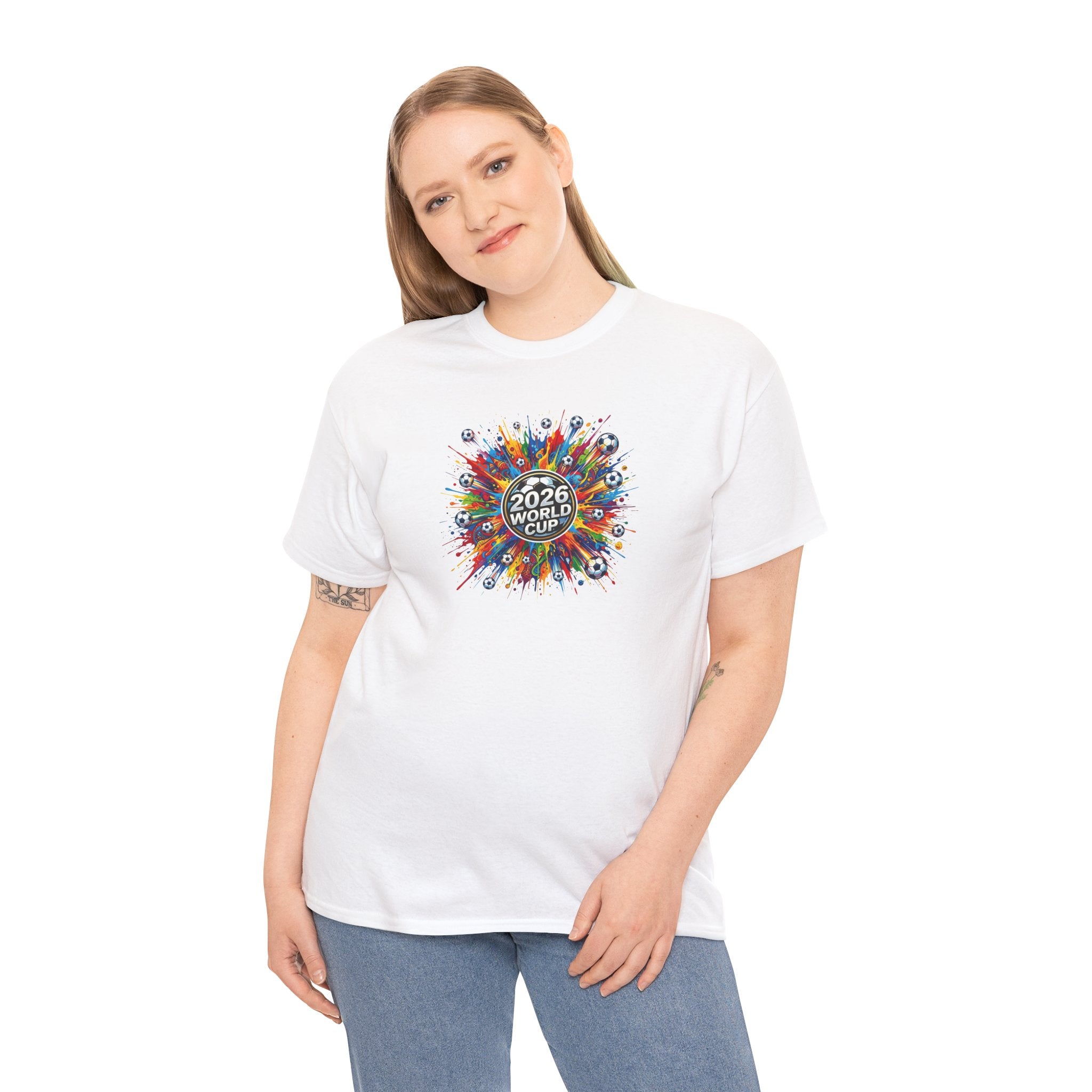 2026 World Cup Soccer Burst Tee | Football Tournament Shirt