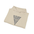 Future Vision Triangle Hoodie | Geometric Typographic Logo