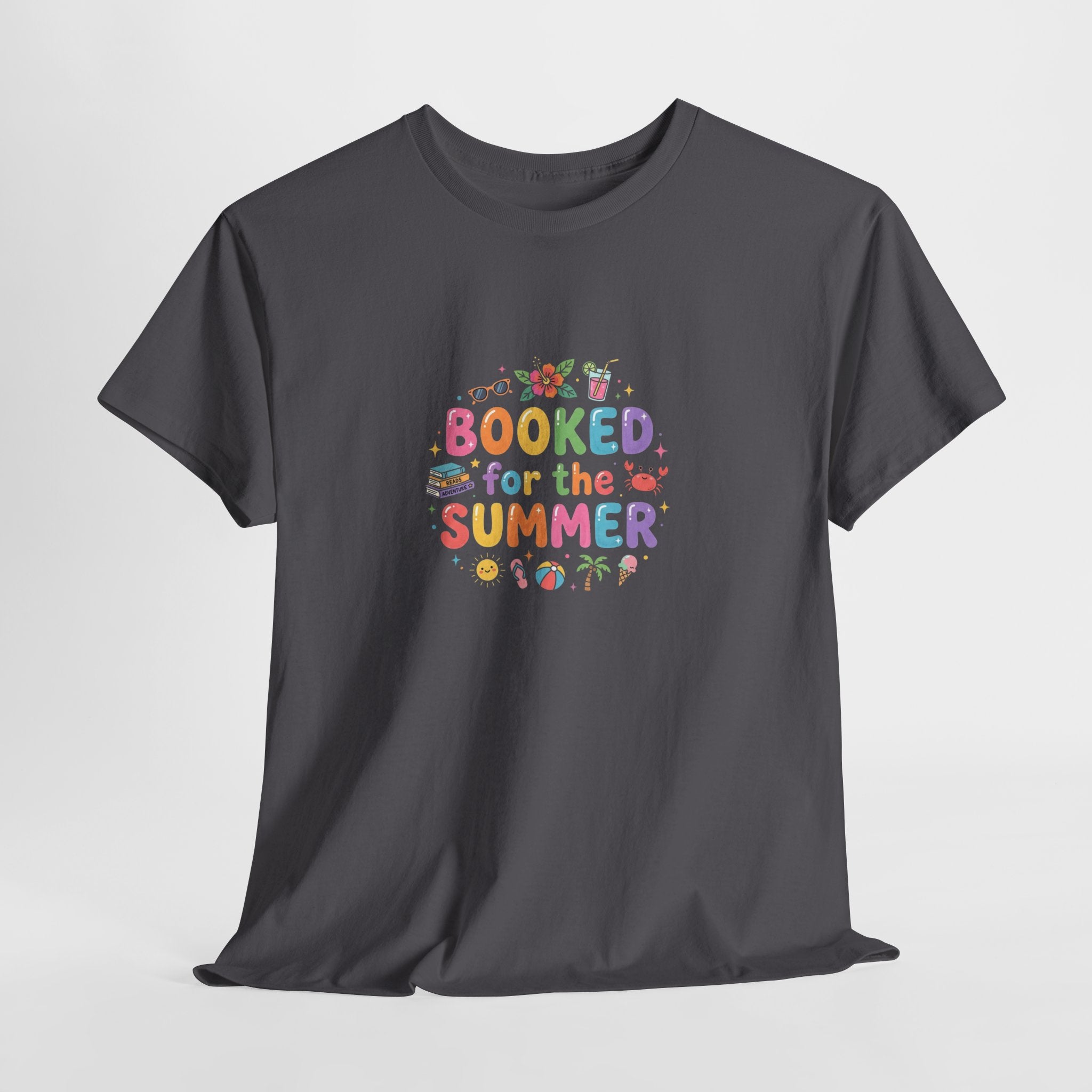 Booked for the Summer T-Shirt | Vacation Reading Tee, Beach Novel Shirt