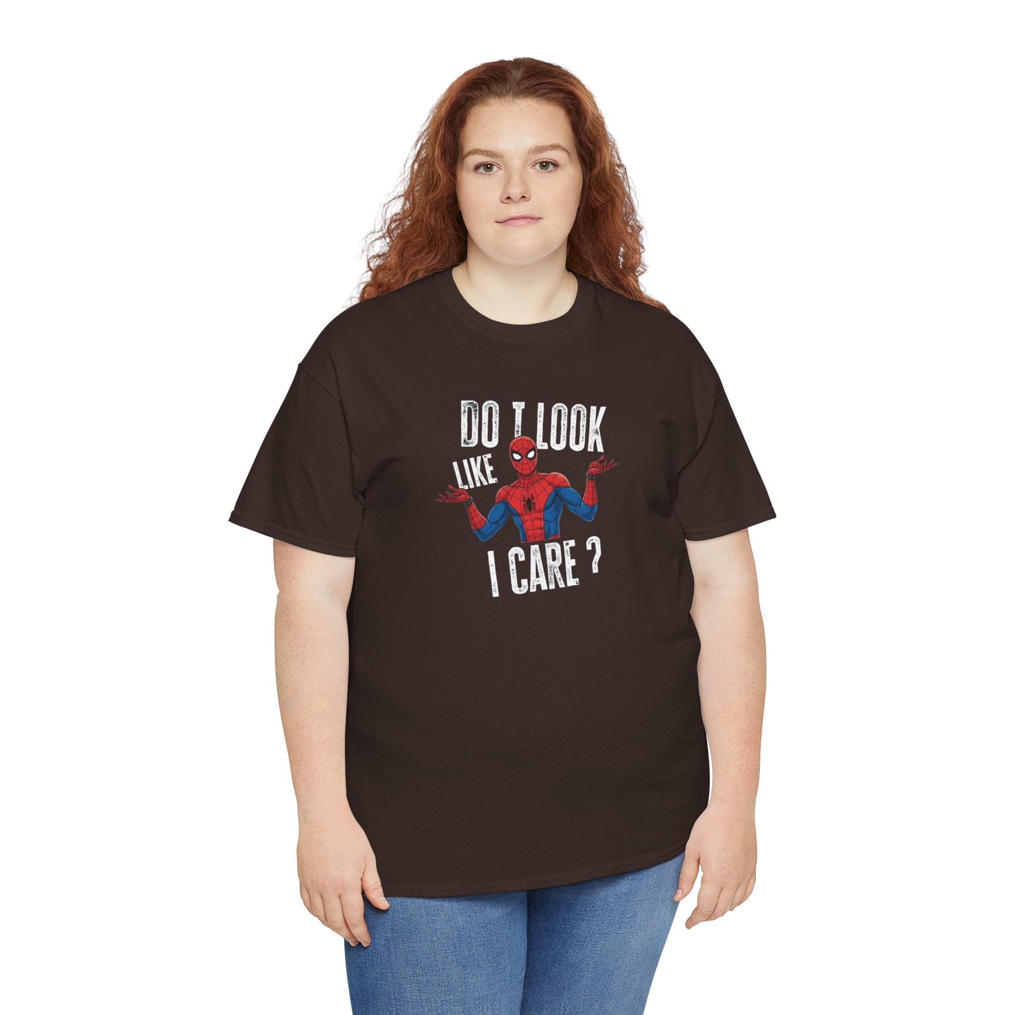 Do I Look Like I Care? Tee | Spider-Man Style Graphic Shirt