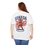 Canada Moose Soccer World Cup Tee | Canadian Flag Football Shirt