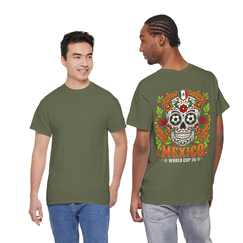 Sugar Skull Mexico World Cup Tee | Day of the Dead Football Shirt