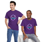 Lost in the Beat Tee | Retro Neon Diamond Music Graphic