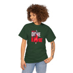 Done or None Flame Graphic Tee | Bold Typography Fire Design