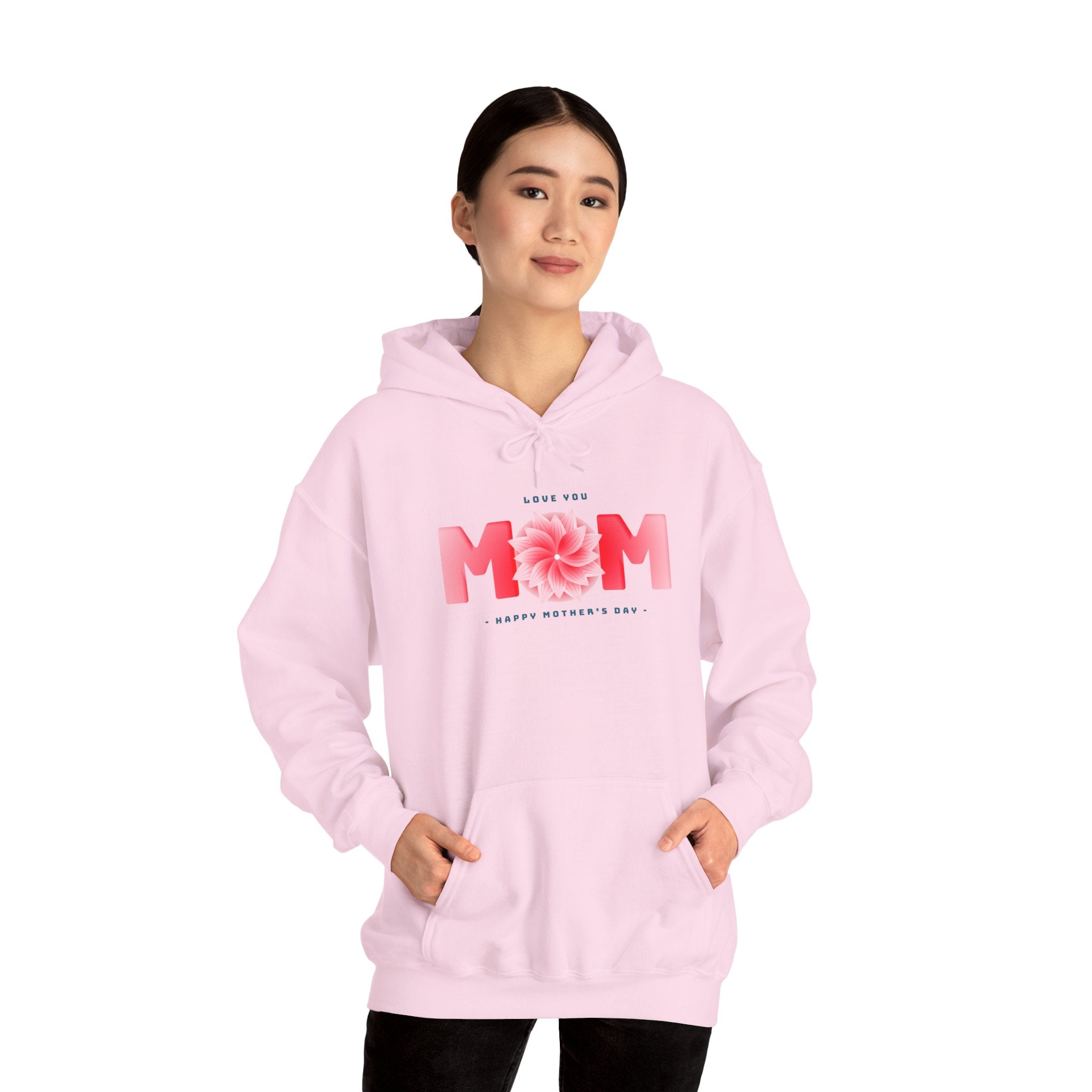 Pink Floral MOM Hoodie | Mother's Day Mom Sweatshirt