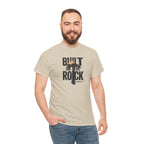 Built on the Rock cross graphic Tee | Christian faith shirt, Psalm 127:1