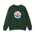 Presidents Day Badge Sweatshirt | Patriotic Emblem, Stars & Stripes