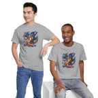 Galaxy Fox, T-Shirt | Cosmic Fox Illustration, Colorful Space Art