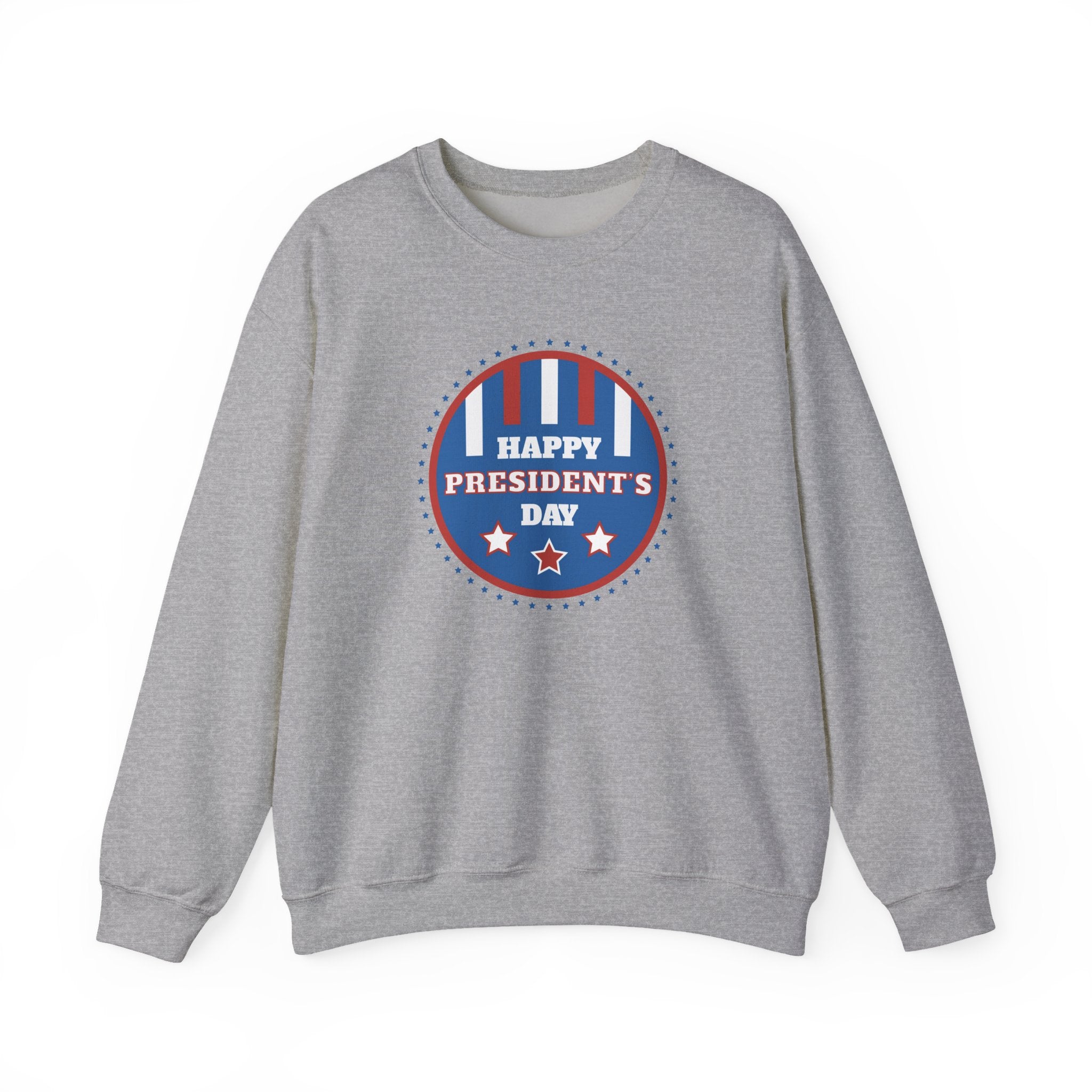 Happy Presidents Day emblem Crewneck Sweatshirt | Presidents Day design