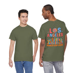 Los Angeles Skyline World Cup 2026 Tee | Soccer Ball City Design