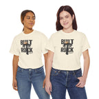 Built on the Rock cross graphic Tee | Christian faith shirt, Psalm 127:1