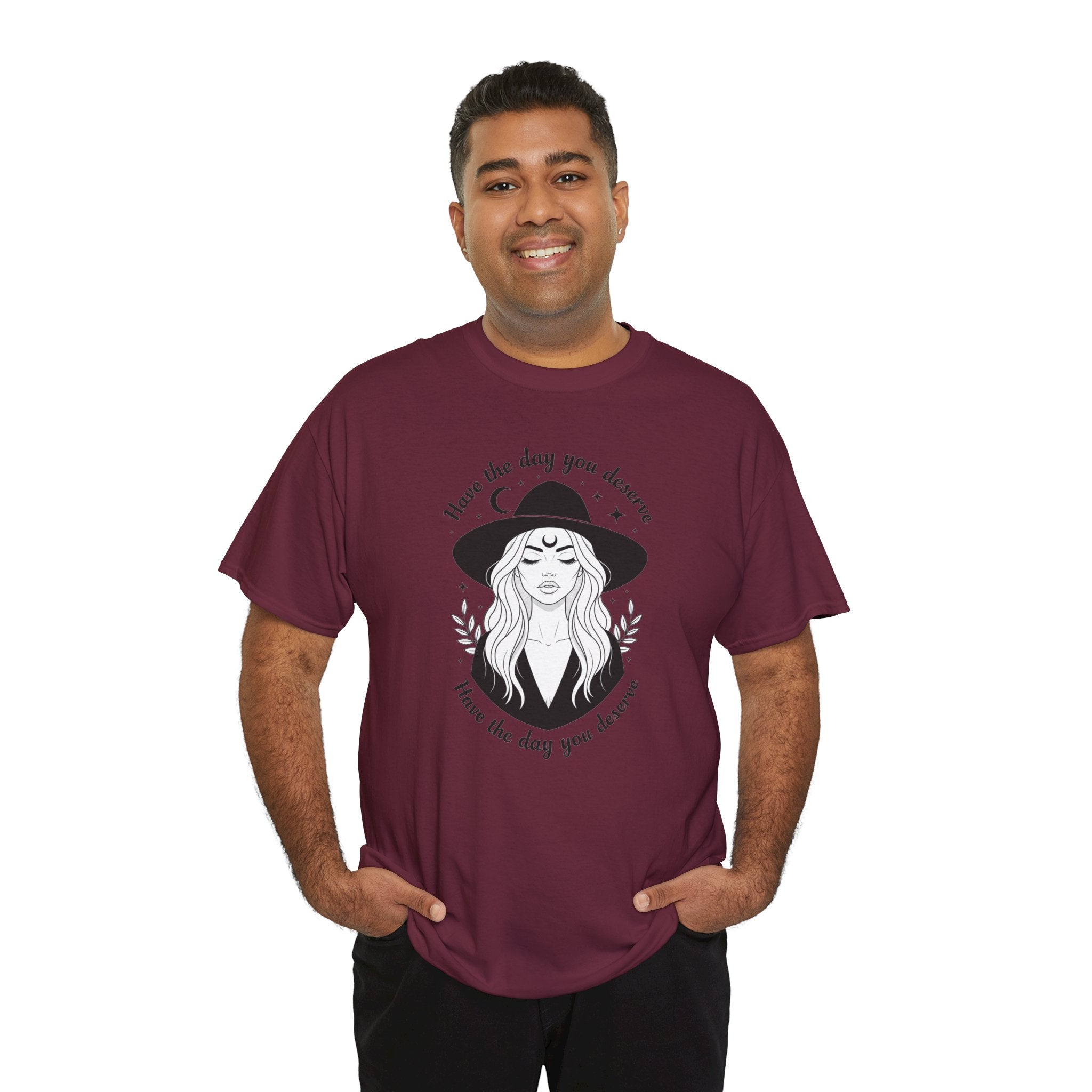 Aesthetic Art Witch Graphic T-Shirt | Have The Day You Deserve Boho Tee