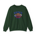Super Football with American Flag Sweatshirt | Patriotic Sports Crewneck