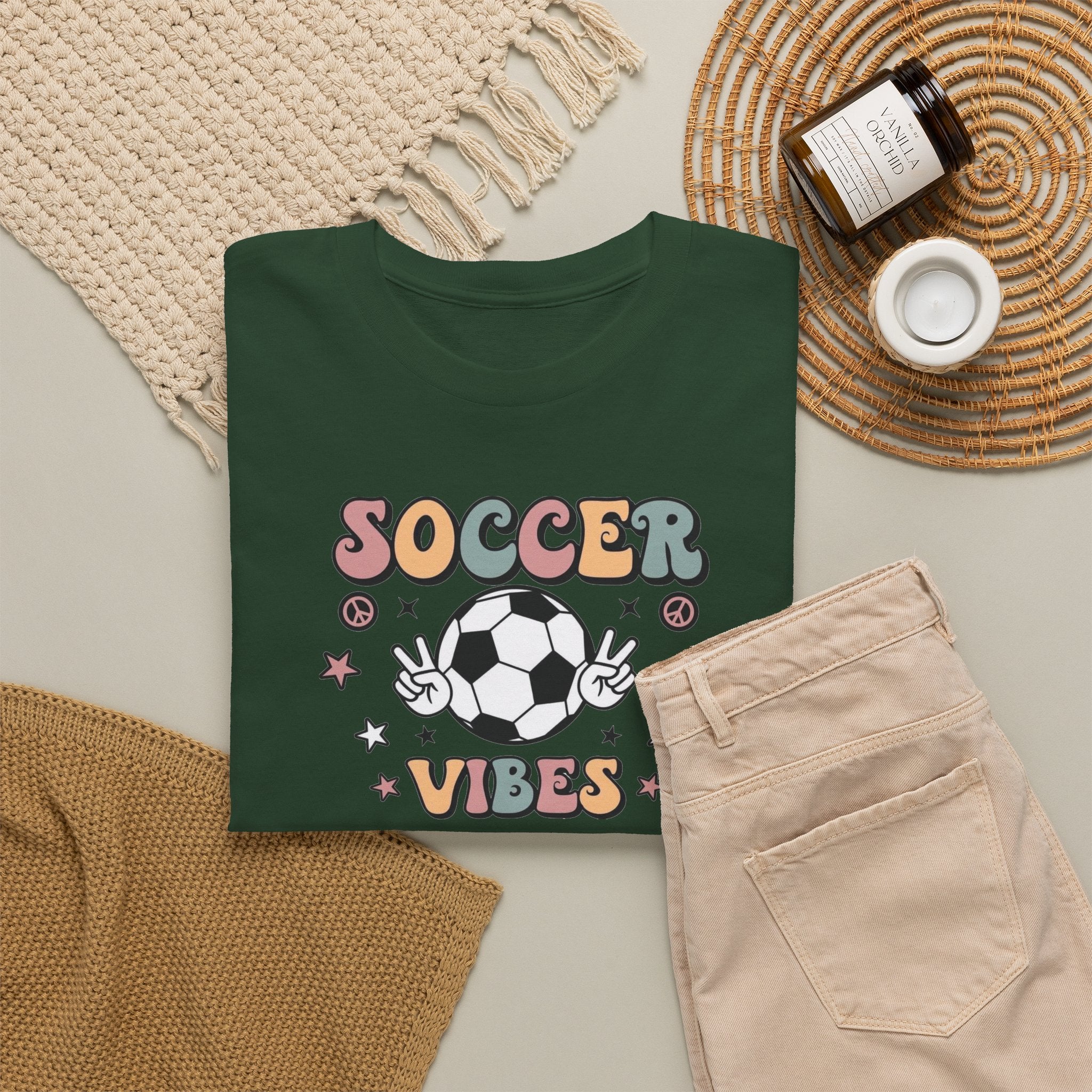 Soccer Vibes Retro FIFA World Cup Graphic T-Shirt