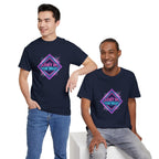 Lost in the Beat Tee | Retro Neon Diamond Music Graphic