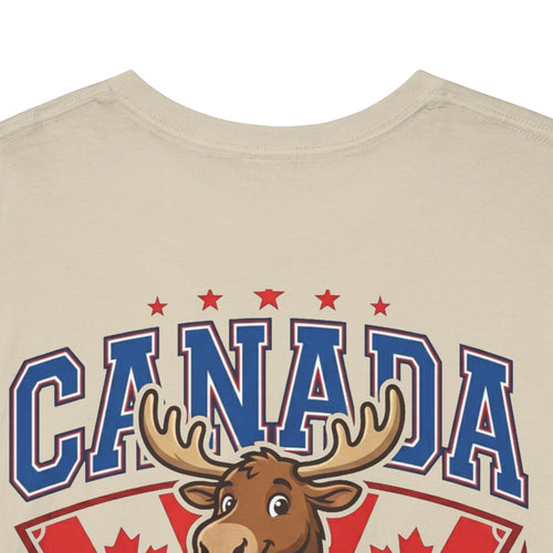 Canada Moose Soccer World Cup Tee | Canadian Flag Football Shirt