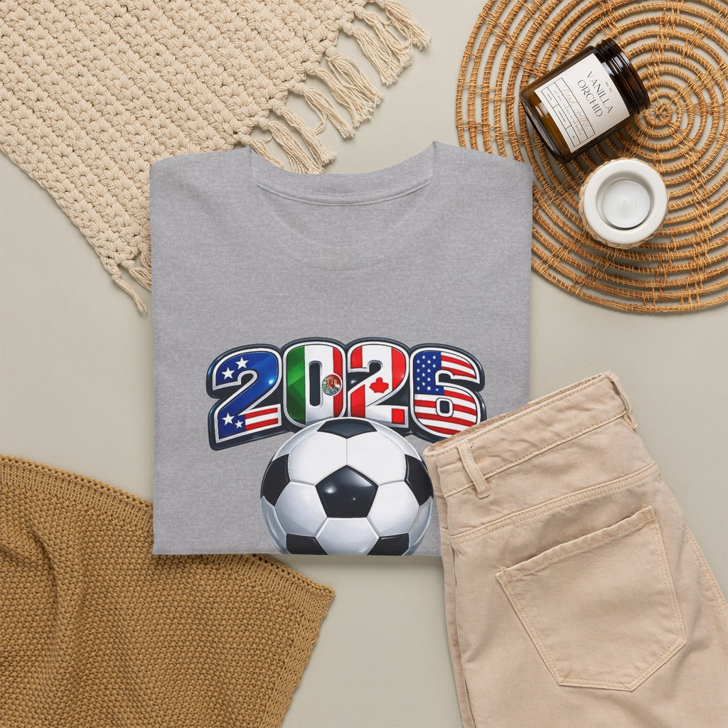 2026 Soccer Ball T-Shirt | World Cup Football Graphic Tee