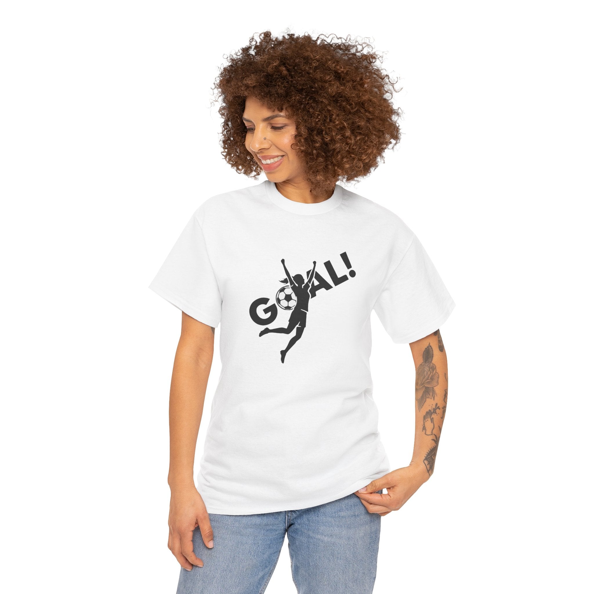 Soccer Goalie Save T-Shirt | Goalkeeper Silhouette Tee