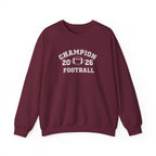 Football Champion Sweatshirt | Trophy Laurel Crewneck