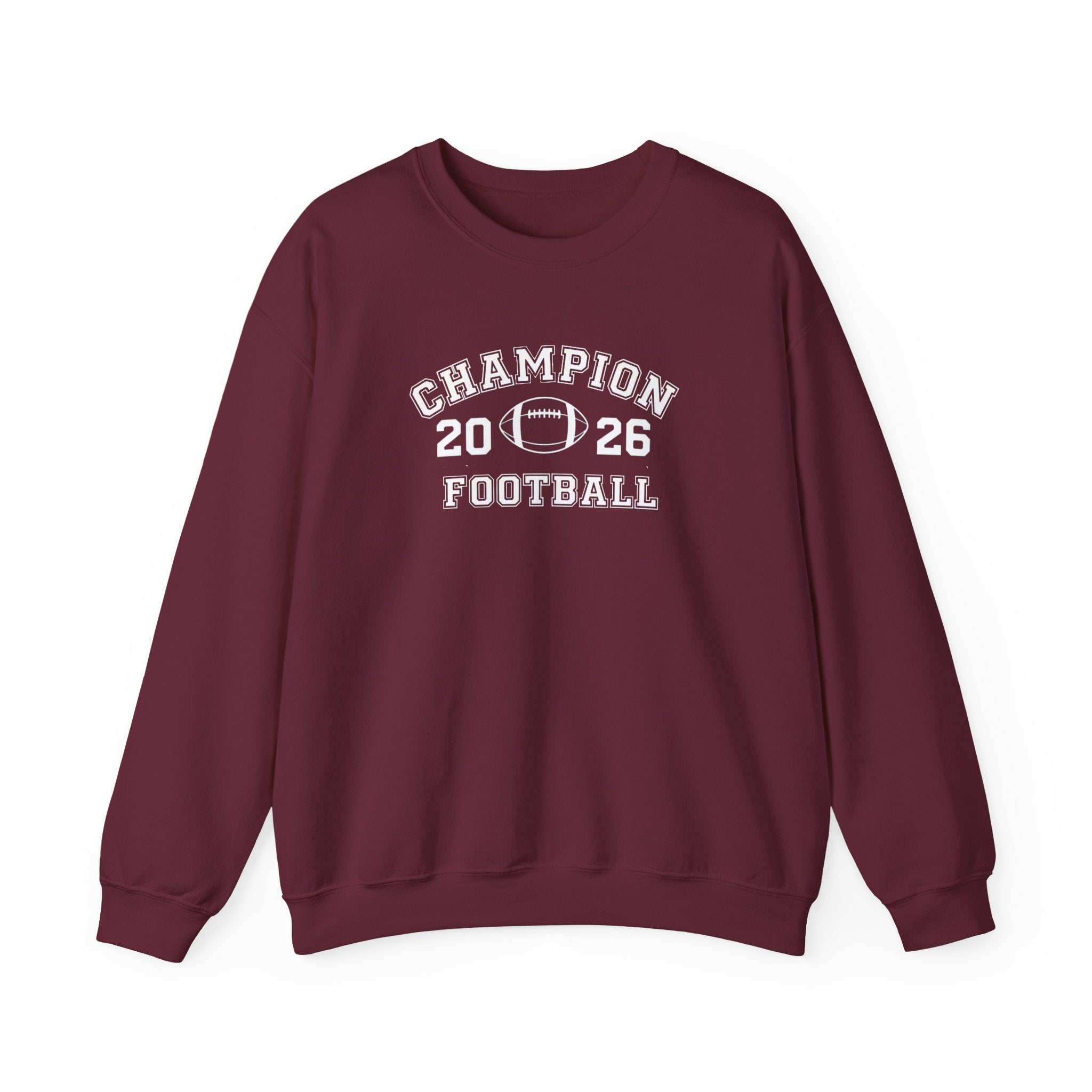 Football Champion Sweatshirt | Trophy Laurel Crewneck