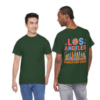 Los Angeles Skyline World Cup 2026 Tee | Soccer Ball City Design