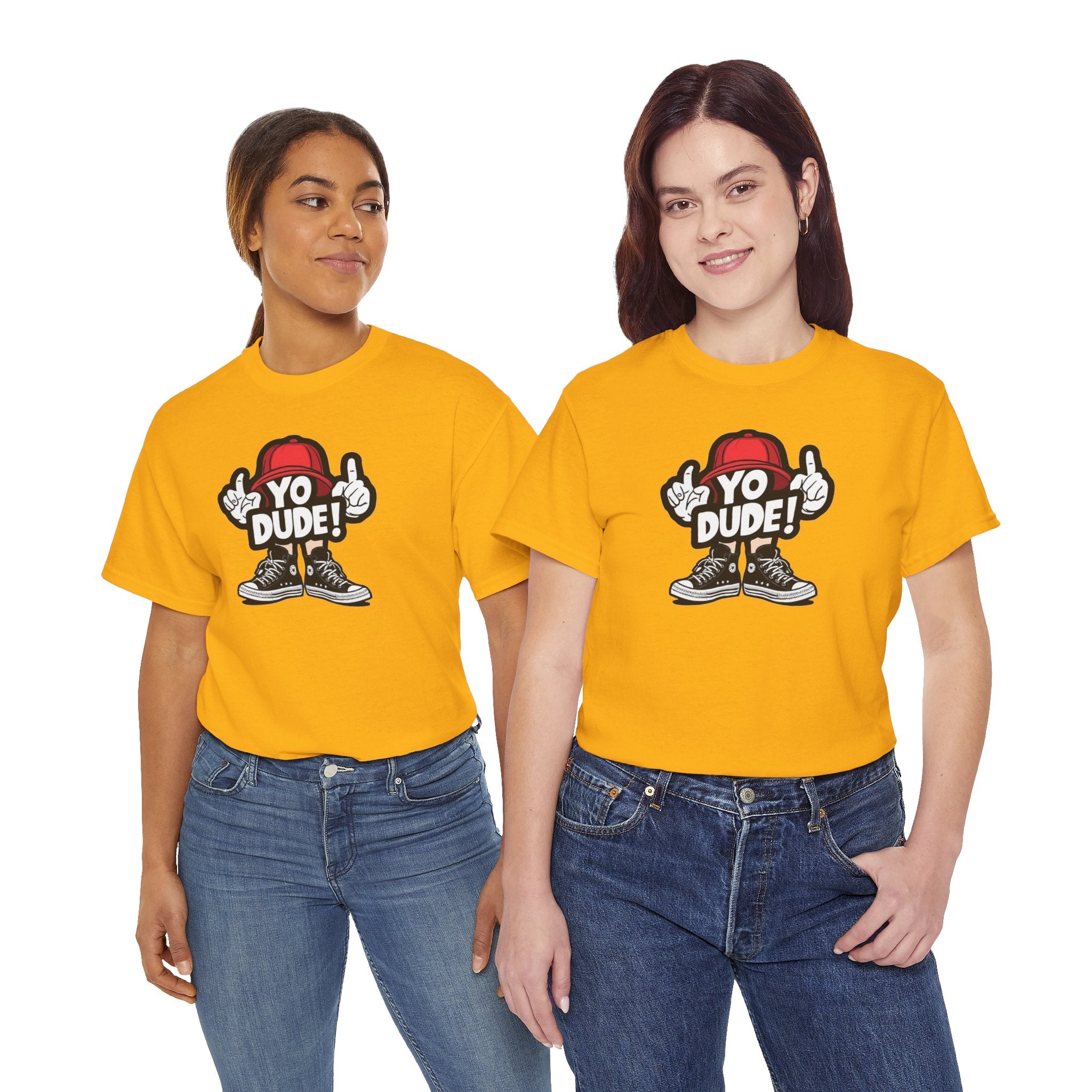 Yo Dude Character T-Shirt | Skate Sneaker Graphic Tee, Streetwear