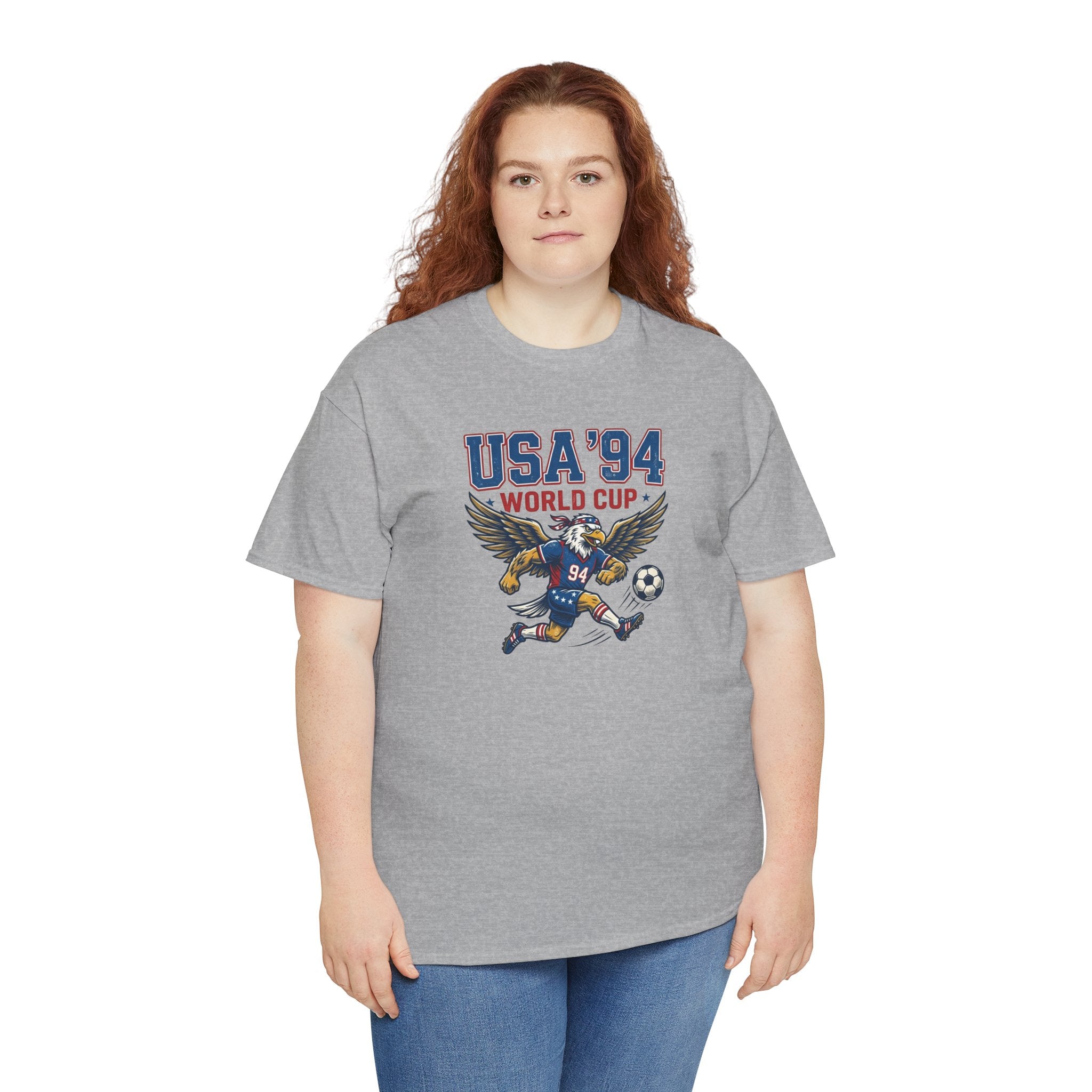 USA '94 Eagle Soccer Player T-Shirt | World Cup Retro Football Tee