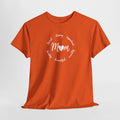 Mom Script Heart T-Shirt | Mom Circle Words Design
