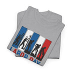 Labor Day American Workers T-Shirt | Patriotic Red White Blue