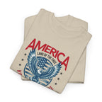 America Land of the Free Home of the Brave Eagle Patriotic T-Shirt