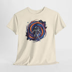 Astronaut Swirl Galaxy Tee | Space Explorer Cosmic Helmet Shirt