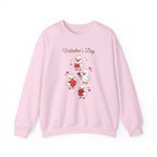Valentine's Day Duckies Crewneck Sweatshirt | Valentine Day Hearts