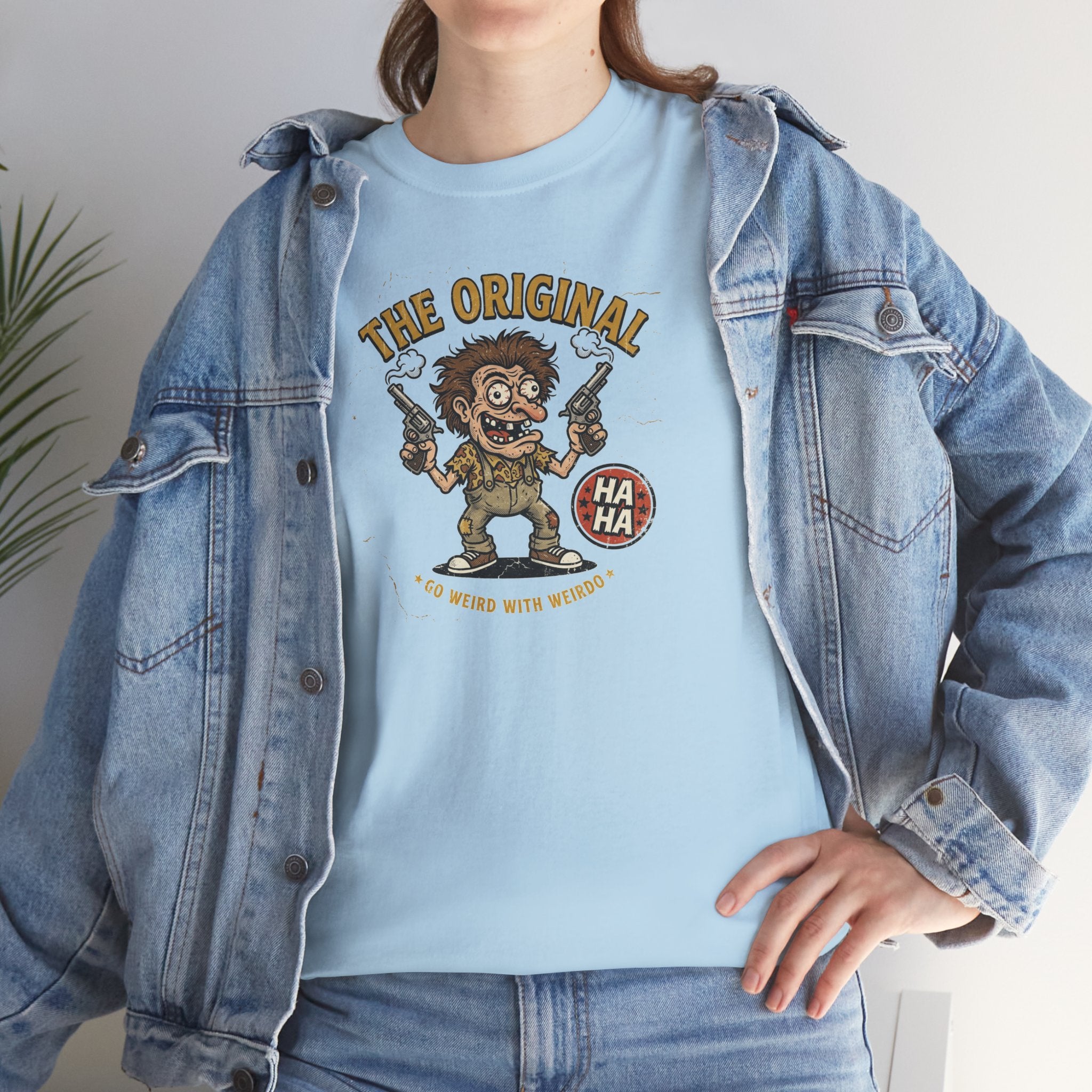 The Original Wild Man Tee | Funny Cartoon Caveman Graphic Shirt