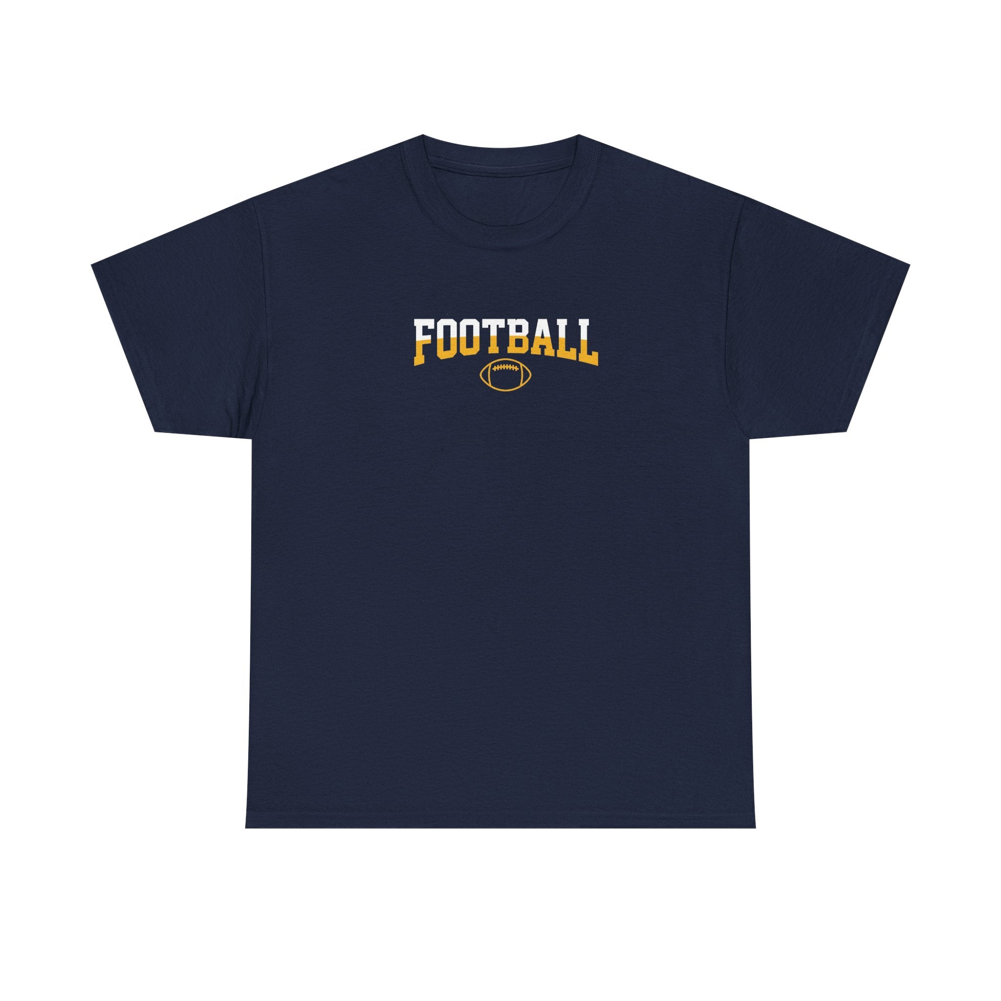 Championship Football Logo T-Shirt | Shield Graphic Tee, Sports Apparel
