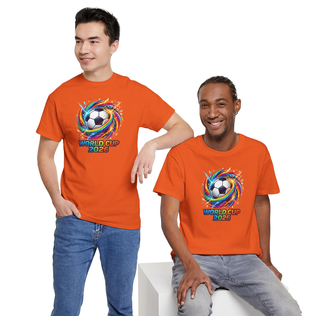 World Cup 2026 Soccer Ball Swirl T-Shirt | Football Tournament Tee