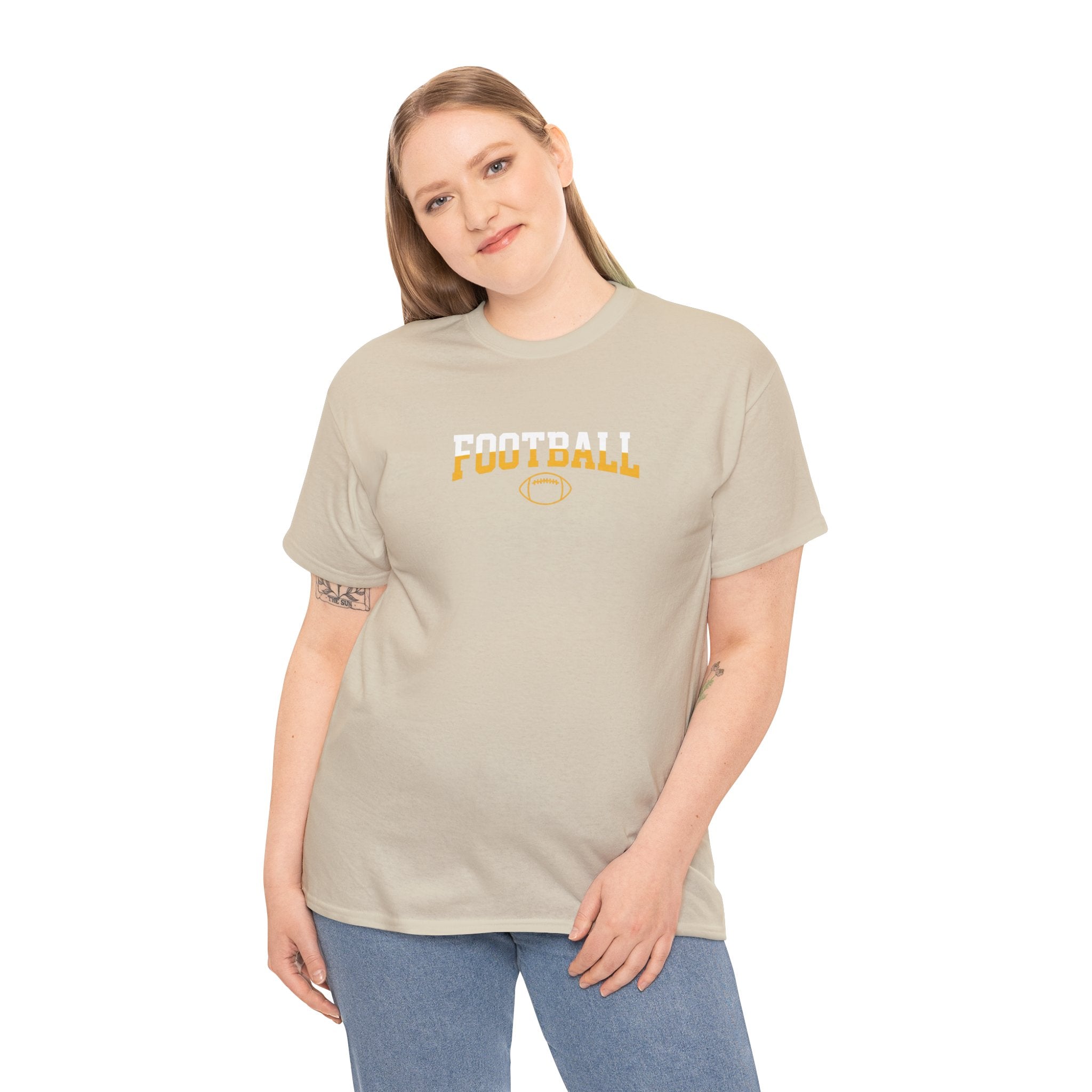 Championship Football Logo T-Shirt | Shield Graphic Tee, Sports Apparel