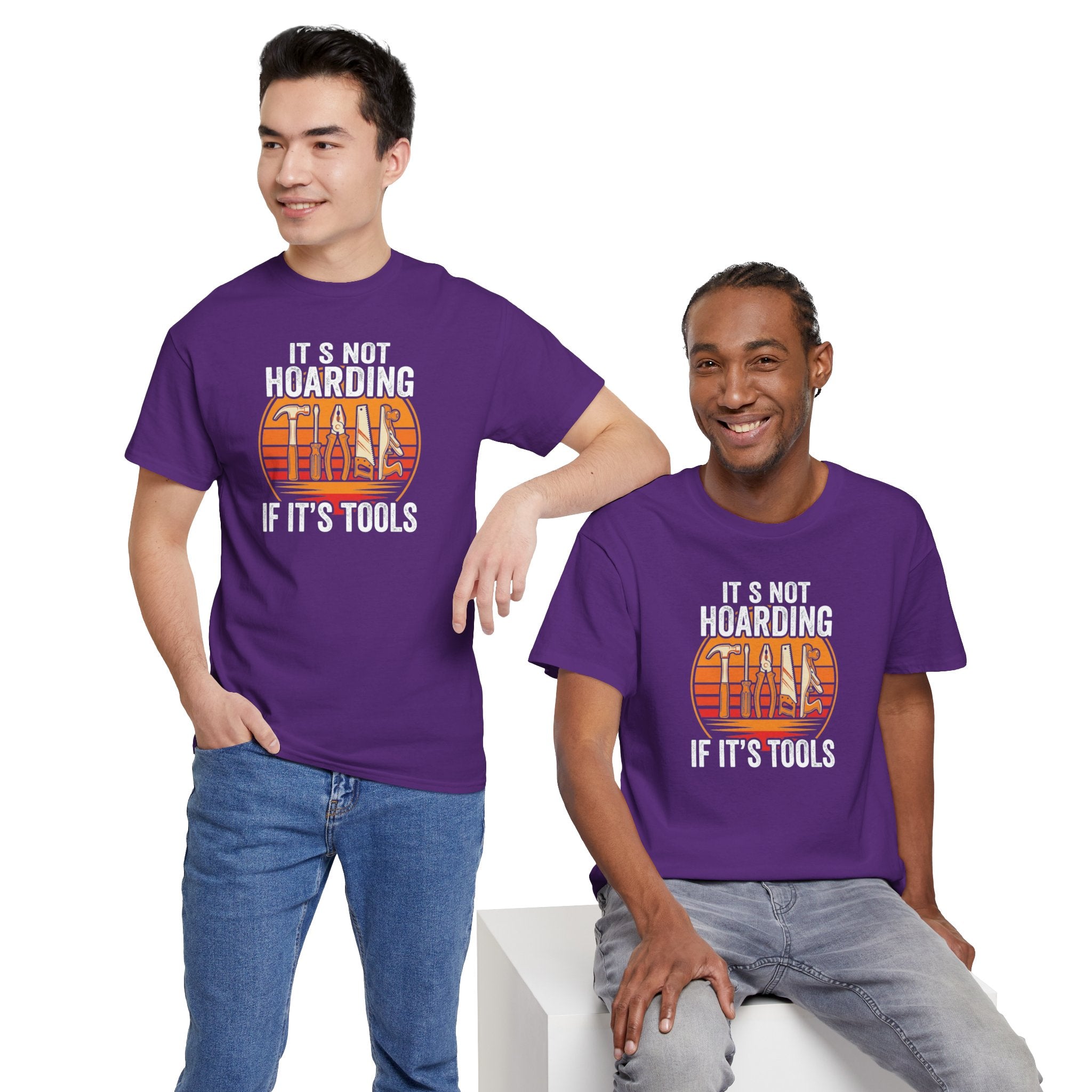 It's Not Hoarding If It's Tools T-Shirt | Vintage Tool Graphic Tee