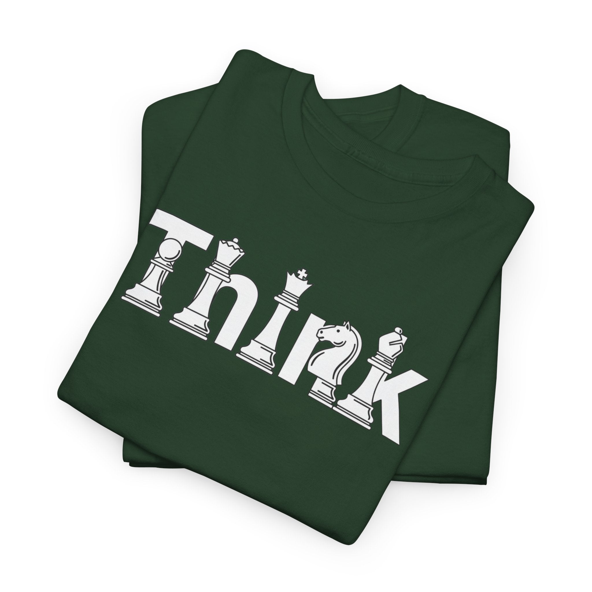Think Chess T-Shirt | Strategic Mind Chess Typography Graphic Tee