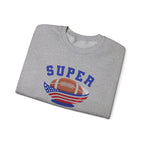 Super Football with American Flag Sweatshirt | Patriotic Sports Crewneck