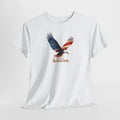 American Flag Bald Eagle T-Shirt | Patriotic USA Graphic Tee Memorial Day