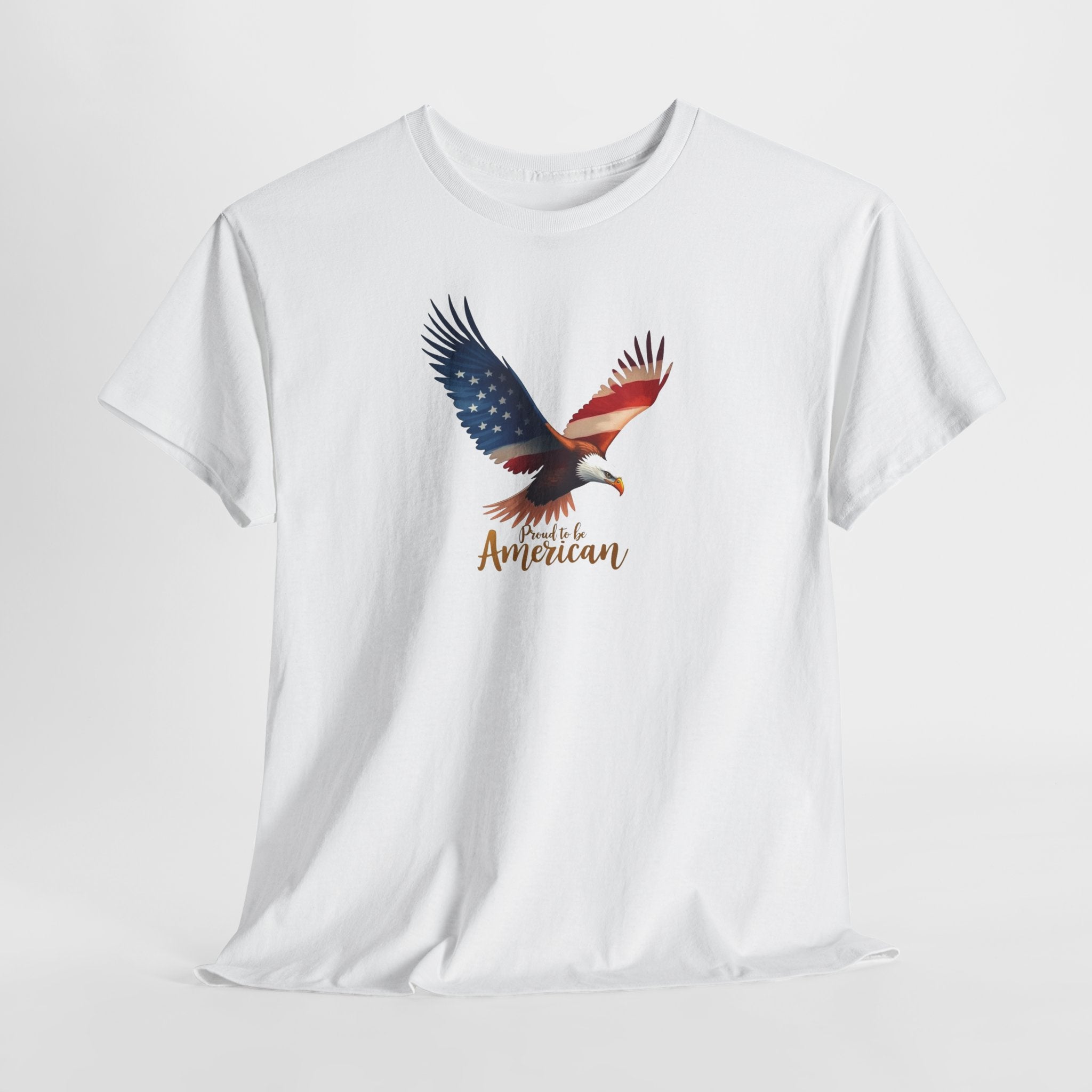 American Flag Bald Eagle T-Shirt | Patriotic USA Graphic Tee Memorial Day